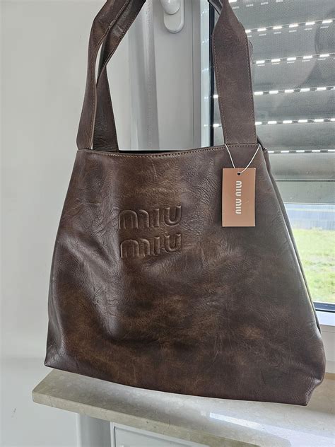 Miumiu brown shoulder bag from dropshipping